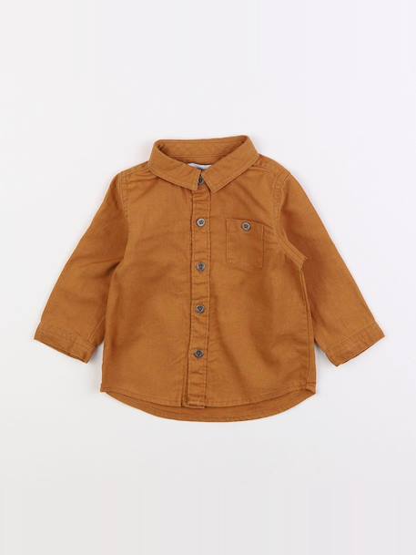 Chemise - 6 mois Marron 1 - vertbaudet enfant 