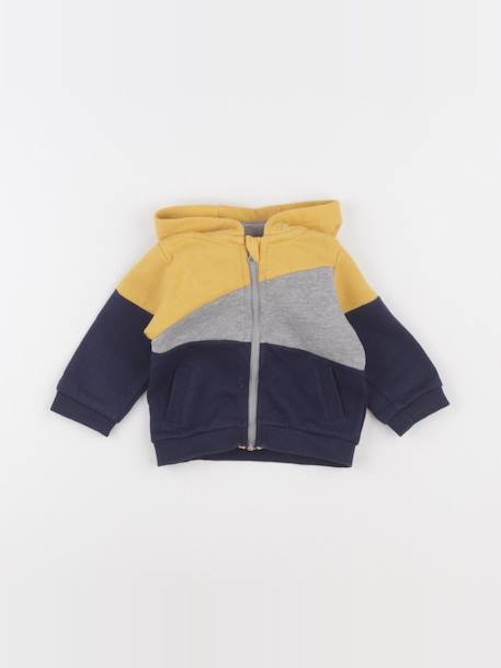 Sweat - 6 mois Bleu, jaune 1 - vertbaudet enfant 