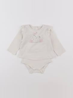Seconde main-Fille-Body bébé-Body tee-shirt - 6 mois