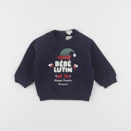 Sweat - 6 mois Bleu 1 - vertbaudet enfant 