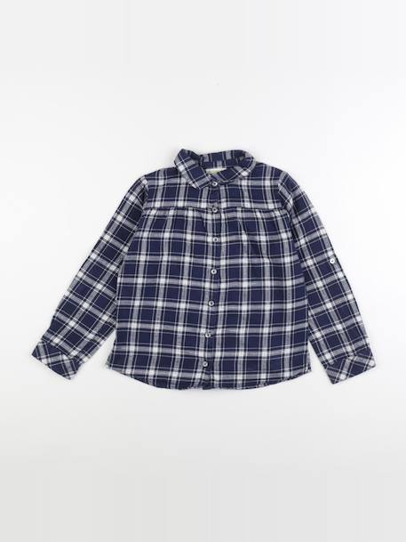 Chemise - 8 ans Bleu, argent 1 - vertbaudet enfant 
