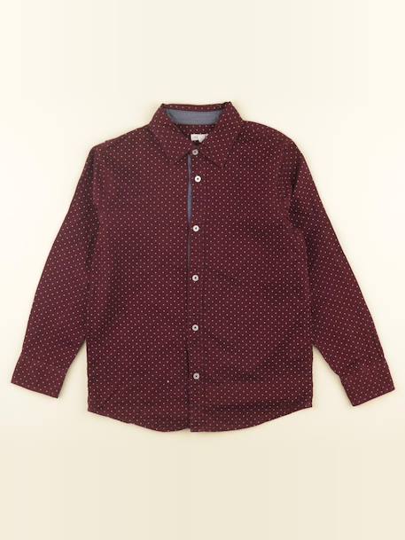 Chemise - 10 ans Rouge 1 - vertbaudet enfant 
