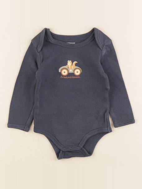 Body - 12 mois Gris 1 - vertbaudet enfant 