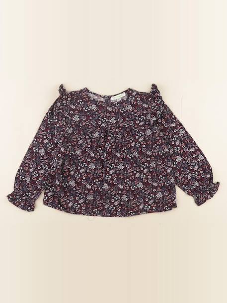 Blouse - 6 ans Bleu, rose 1 - vertbaudet enfant 