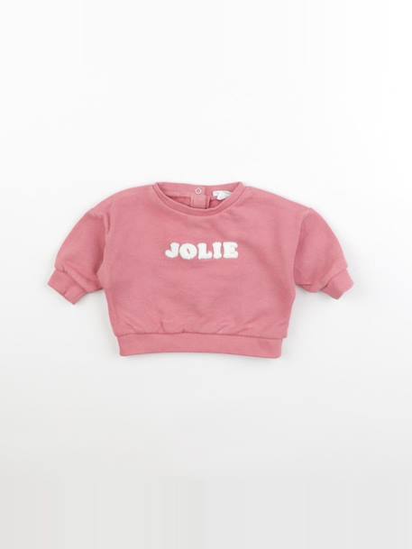 Sweat - 3 mois Rose 1 - vertbaudet enfant 