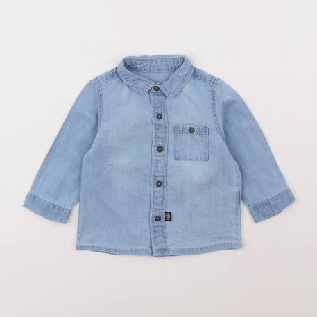 Chemise - 9 mois Bleu 1 - vertbaudet enfant 