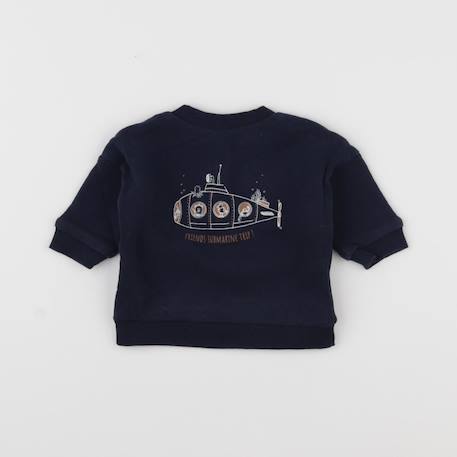 Sweat - 3 mois Bleu 1 - vertbaudet enfant 