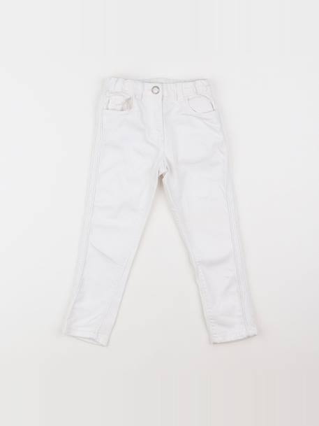 Jean - 4 ans Blanc 1 - vertbaudet enfant 