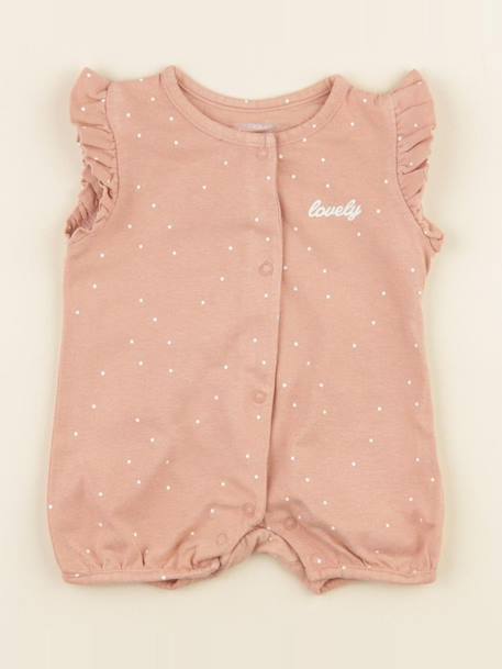 Combinaison coton - 3 mois Rose 1 - vertbaudet enfant 