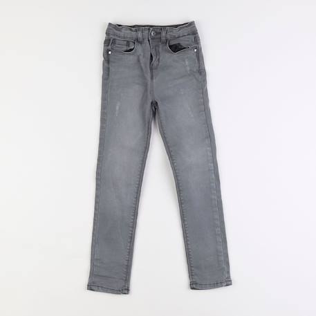 Jean - 7 ans Gris 1 - vertbaudet enfant 