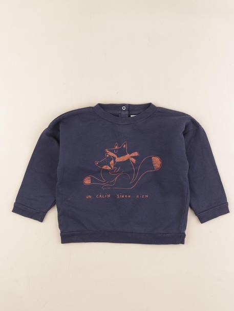 Sweat - 24 mois Bleu 1 - vertbaudet enfant 