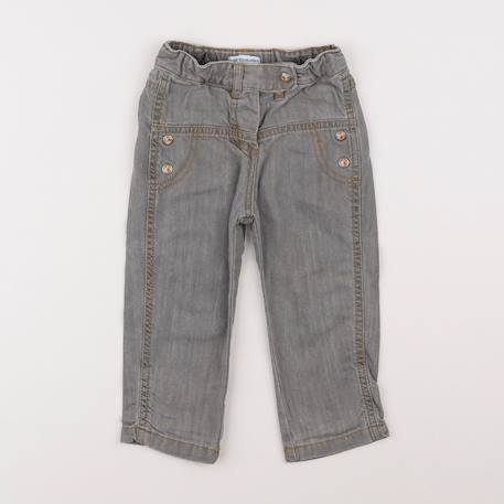 Jean - 18 mois Gris 1 - vertbaudet enfant 
