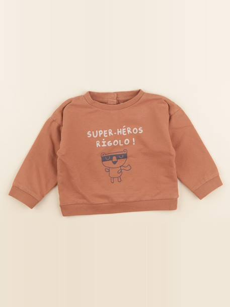 Sweat - 24 mois Marron 1 - vertbaudet enfant 