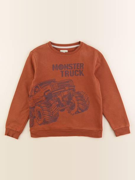 Sweat - 10 ans Marron 1 - vertbaudet enfant 