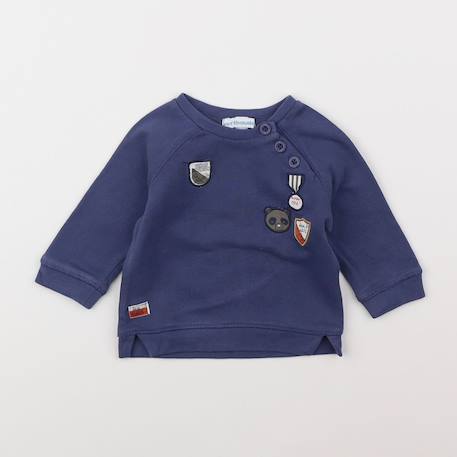 Sweat - 6 mois Bleu 1 - vertbaudet enfant 