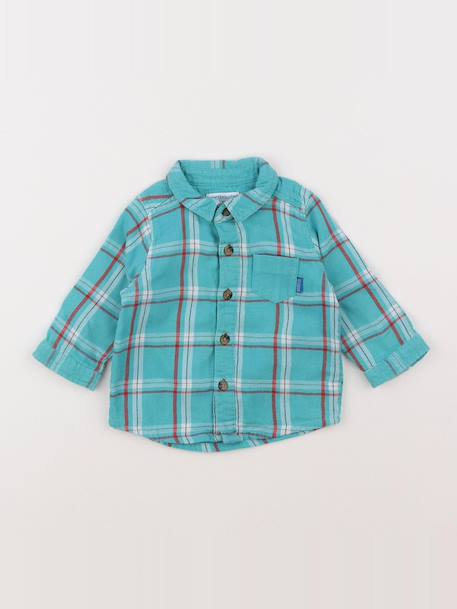 Chemise - 6 mois Bleu 1 - vertbaudet enfant 