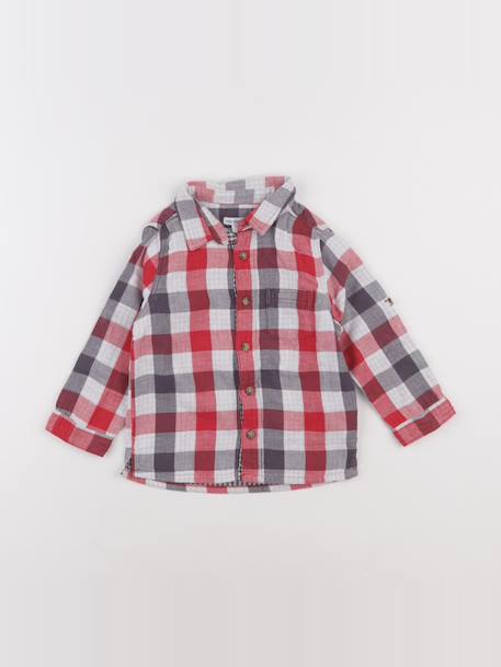 Chemise - 24 mois Rouge 1 - vertbaudet enfant 