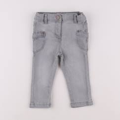 Seconde main-Fille-Pantalon-Jean - 9 mois