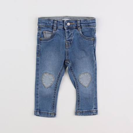 Jean - 6 mois Bleu 1 - vertbaudet enfant 