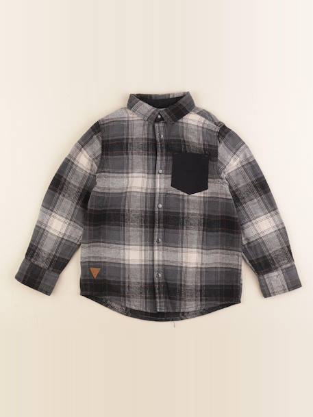 Chemise - 6 ans Gris 1 - vertbaudet enfant 