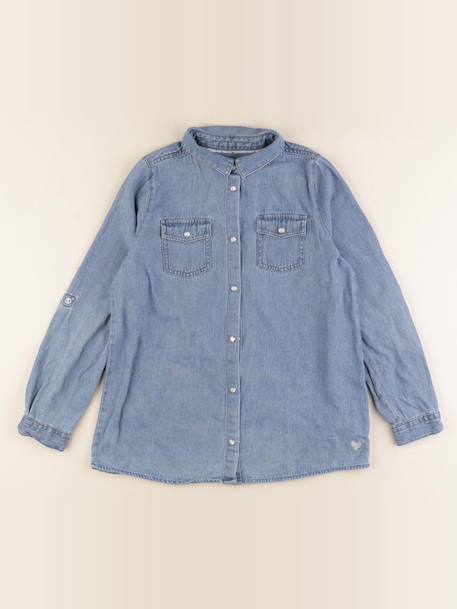 Blouse - 10 ans Bleu 1 - vertbaudet enfant 