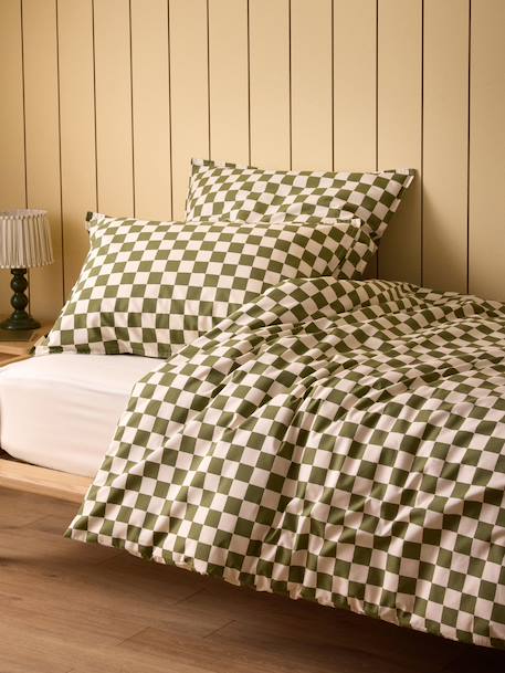 Taie d'oreiller percale de coton 'marius' Bleu+Vert 7 - vertbaudet enfant 