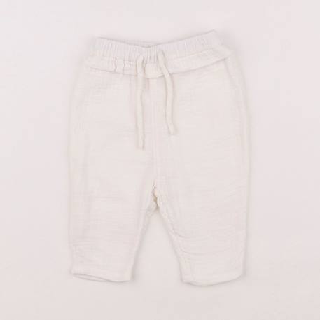 Pantalon - 3 mois Blanc 1 - vertbaudet enfant 