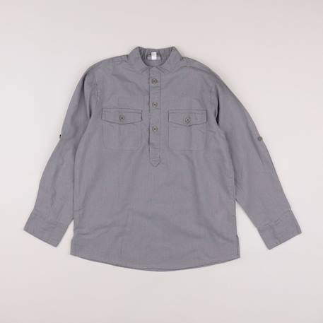 Chemise - 8 ans Gris 1 - vertbaudet enfant 