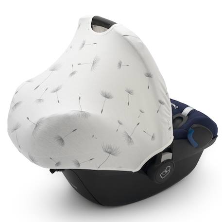 Hoody protection solaire pour poussette et siège auto dandelion Blanc 5 - vertbaudet enfant 