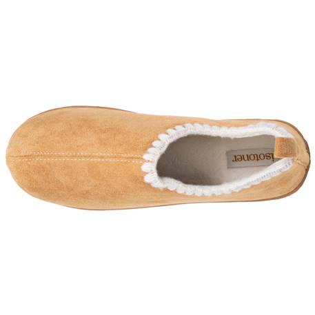 Chaussons bottillons suédine semelle bloup extra confort Camel+Marine 2 - vertbaudet enfant 
