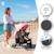 Poussette america 3 Beige+Noir+Rose 16 - vertbaudet enfant 