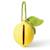 Etui à sucette en caoutchouc 100% naturel lou le citron Jaune 1 - vertbaudet enfant 