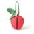 Etui à sucette en caoutchouc 100% naturel pepa la pomme Rouge 1 - vertbaudet enfant 