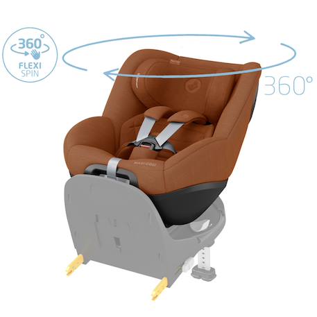 Siège auto pivotant et coulissant pearl 360 pro Authentic black+Authentic blue+Authentic graphite+Authentic green+Authentic grey+Authentic terra+Authentic truffle 31 - vertbaudet enfant 