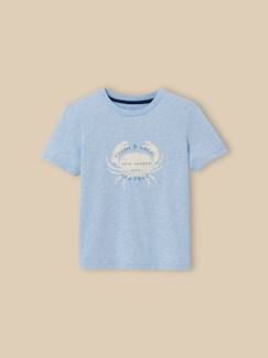 Garçon-T-shirt, polo, sous-pull-T-shirt-T-shirt chiné garçon - coton biologique