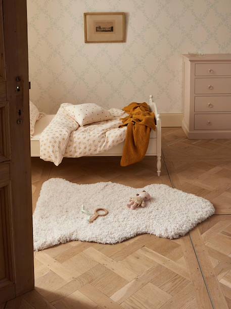 Tapis 'tout doux' Blanc 3 - vertbaudet enfant 