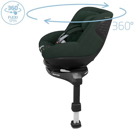 Siège auto pivotant et coulissant pearl 360 pro Authentic black+Authentic blue+Authentic graphite+Authentic green+Authentic grey+Authentic truffle 21 - vertbaudet enfant 
