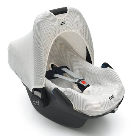 Hoody protection solaire pour poussette et siège auto san marino Blanc 6 - vertbaudet enfant 