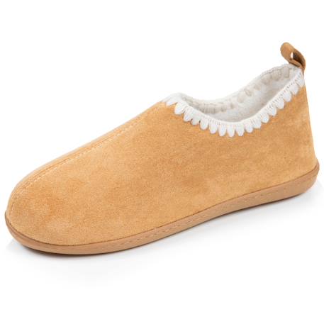 Chaussons bottillons suédine semelle bloup extra confort Camel+Marine 1 - vertbaudet enfant 