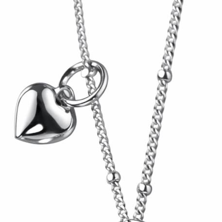 Collier bola de grossesse battement de cœur Argent+Or+Rose 3 - vertbaudet enfant 