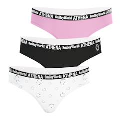 Lot de 3 culottes Smileyworld  - vertbaudet enfant