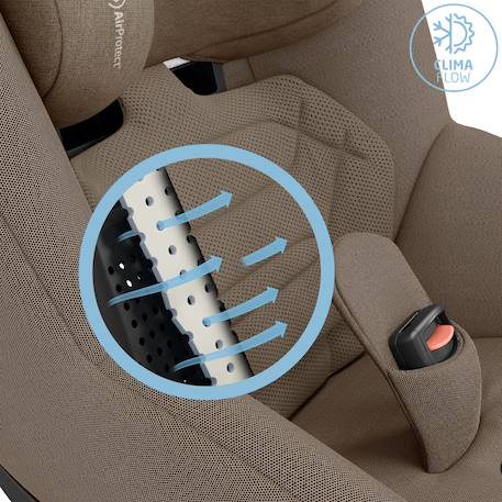 Siège auto pivotant et coulissant pearl 360 pro Authentic black+Authentic blue+Authentic graphite+Authentic green+Authentic grey+Authentic truffle 36 - vertbaudet enfant 