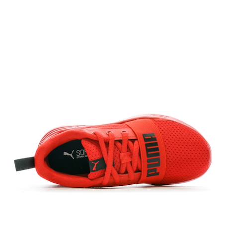 Baskets basses  à lacets Noir+Noir blanc+Rouge 15 - vertbaudet enfant 
