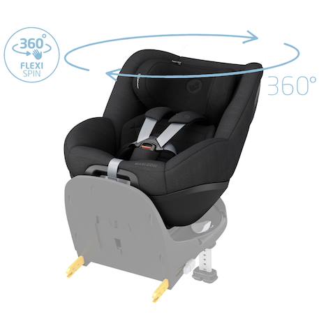 Siège auto pivotant et coulissant pearl 360 pro Authentic black+Authentic blue+Authentic graphite+Authentic green+Authentic grey+Authentic truffle 1 - vertbaudet enfant 