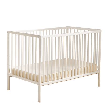 Chambre bébé complète basic, lit 120x60 tout barreaux, commode à langer 3 tiroirs et armoire 2 portes - boutons cœur - basic Blanc+Blanc/gris+Blanc/rose 12 - vertbaudet enfant 