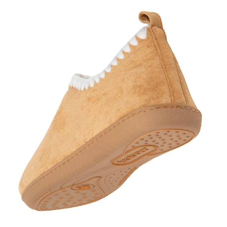 Chaussons bottillons suédine semelle bloup extra confort Camel+Marine 5 - vertbaudet enfant 
