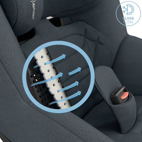 Siège auto pivotant et coulissant pearl 360 pro Authentic black+Authentic blue+Authentic graphite+Authentic green+Authentic grey+Authentic truffle 18 - vertbaudet enfant 