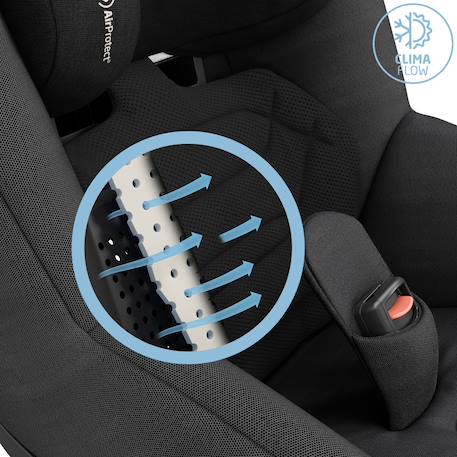 Siège auto pivotant et coulissant pearl 360 pro Authentic black+Authentic blue+Authentic graphite+Authentic green+Authentic grey+Authentic truffle 6 - vertbaudet enfant 