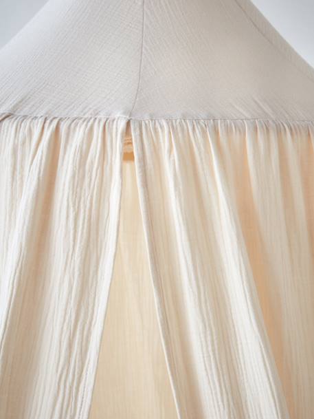 Ciel de lit en gaze de coton Blanc 3 - vertbaudet enfant 