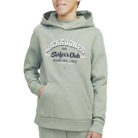 Garçon-Pull, gilet, sweat-Sweat garçon logo